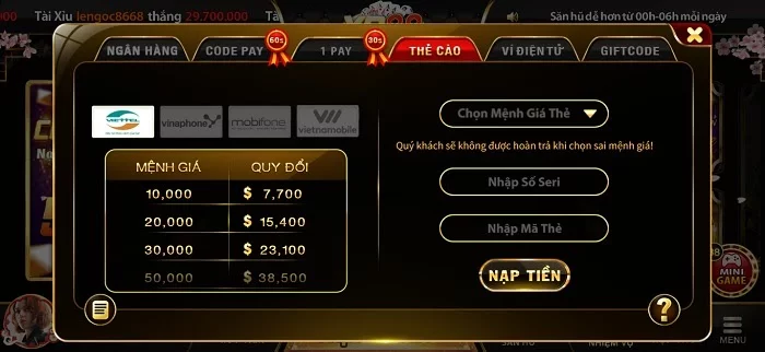 nạp tiền yo88 bằng thẻ cào điện thoại nạp tiền yo88 bằng thẻ cào điện thoại